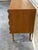 Solid Oak Three-Drawer Dresser With Scalloped Side Panels Danish Mid-Century Modern 1970s For Sale - Image 11 of 11