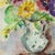 'Posy in a Pitcher' by Pauline Polk, Mid-Century California Modernist Still Life, Los Angeles For Sale - Image 9 of 9