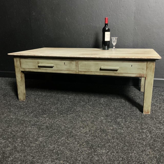1930s Painted Hardwood Coffee Table, 1935 For Sale - Image 5 of 6
