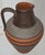 Mid-Century Modern Mid-Century German Handmade Ceramic Vase, 1960s For Sale - Image 3 of 5