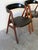 Wood Danish Teak & Black Leather Dining Chairs in Style of Thomas Harlev for Farstrup Møbler Model 205, 1960s For Sale - Image 7 of 10