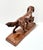 Vintage Hand Carved Wood Hunting Dog Sculpture on Base – Sporting Irish Setter Figurine | Lodge Decor Accent For Sale In Louisville - Image 6 of 9