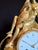 Traditional 1800 French Artisan Empire Gold Bronze Mantel Clock For Sale - Image 3 of 18