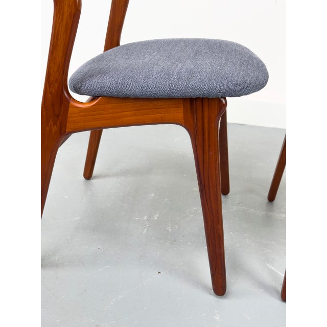 Danish Teak Dining Chairs by Erik Buch for Chr. Christensens Møbelfabrik, 1960s, Set of 6 For Sale - Image 11 of 18