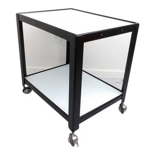 Industrial Black & White Rolling Cart For Sale
