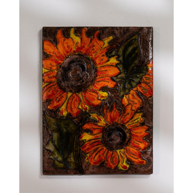 1970s Germany Burnt Orange Ceramic Decorative Object For Sale - Image 14 of 15