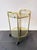 Vintage Brass Serving Bar Cart with Smoked Glass Shelves, 1970s For Sale - Image 14 of 14