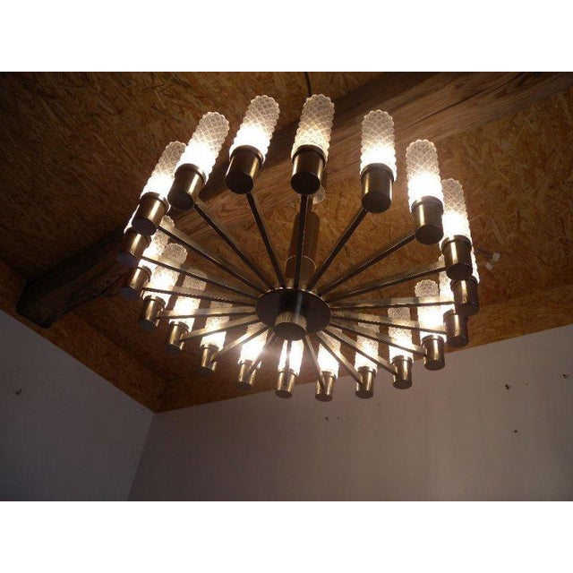 Mid-Century Chrome 20-Arm Sputnik Chandelier, 1960s-1970s For Sale - Image 11 of 18