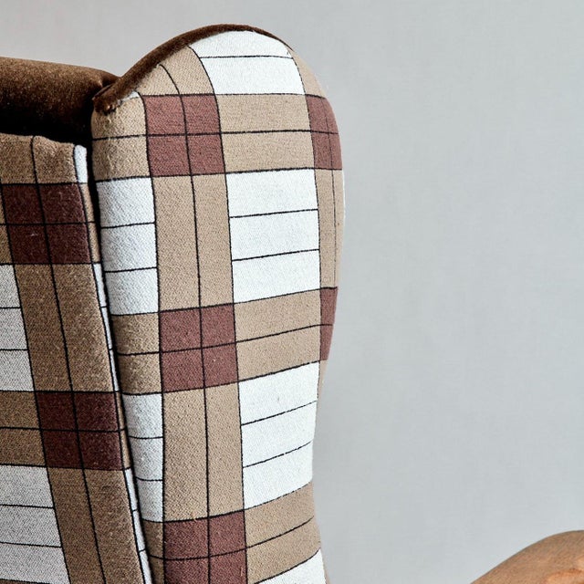 1950s Vintage Henning Henry Kjaernulf Style Club Chairs - Pair For Sale - Image 4 of 5