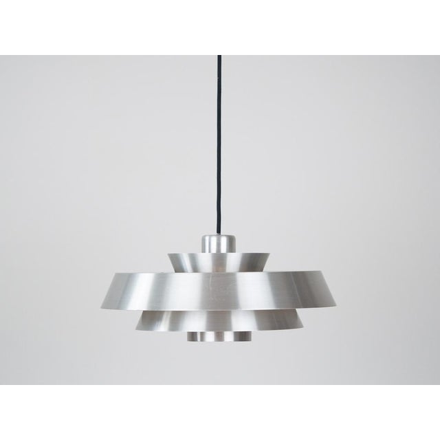 Vintage Nova Pendant Lamp in Aluminum by Jo Hammerborg for Fog and Mørup, 1963 For Sale - Image 14 of 14