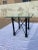 Diego Giacometti 1980s Modern Wrought Iron Rectangular Base Beveled Glass Top Side Tables - a Pair For Sale - Image 4 of 13