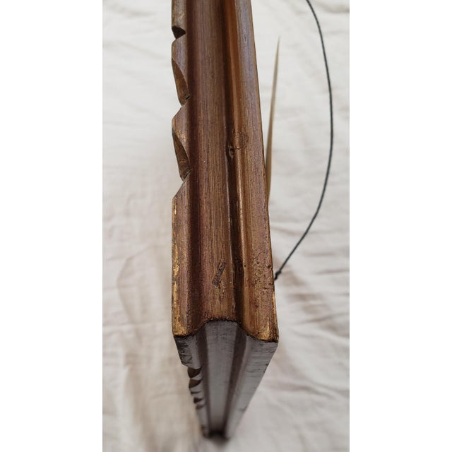 1980s Carole Gerst Katz Textured Floral Art Impasto Oil Painting in Ornate Gold Gilted Wood Frame Signed For Sale - Image 12 of 18