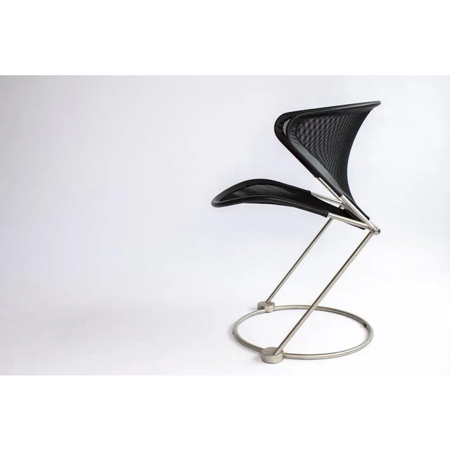 Black Vintage Nuvola Chair Herbert Ohl for Wilkhahn, 1980s For Sale - Image 8 of 10