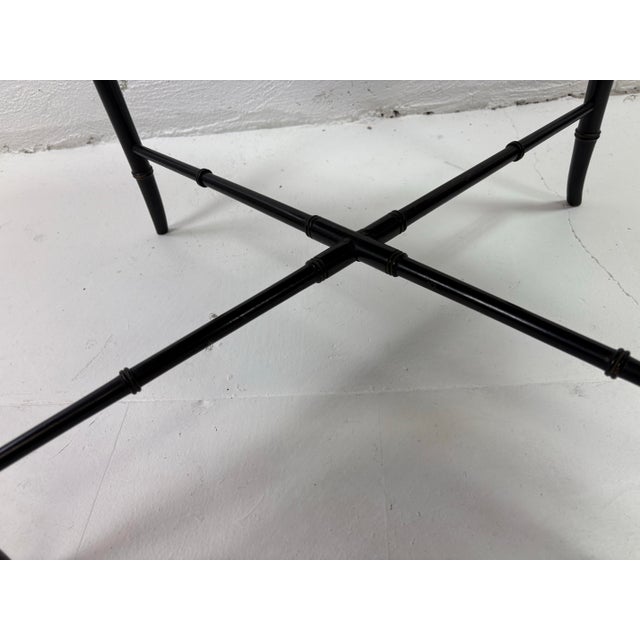 Ornamental & Decorative Materials Late 19 Century Regency Style Papier-Mâché Tray Table For Sale - Image 7 of 12