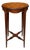 Fine Quality Edwardian Inlaid Oval Tea Table With Pull Slide Shelf For Sale