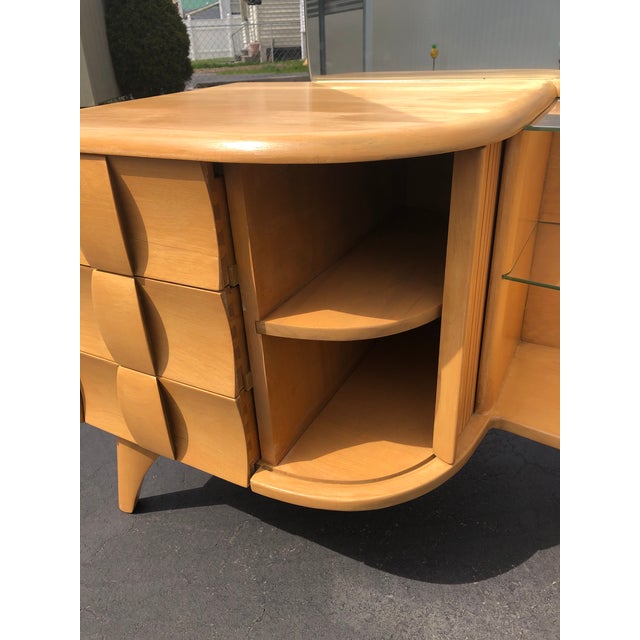 Heywood Wakefield Kohinoor Mid Century Vanity With Stool Chairish