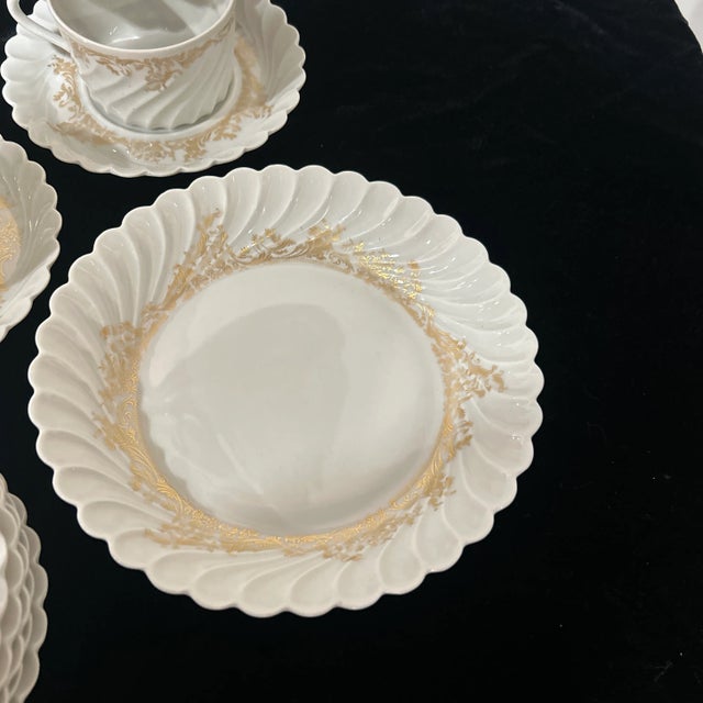 White 1970s Haviland Limoges Ladore 10 Placesettings For Sale - Image 8 of 11
