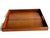 Chestnut Mid 20th Century Kalmar Teak Wood Tray For Sale - Image 8 of 14