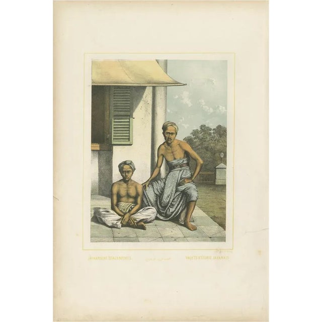 Van Pers, Javanese Stableboys, 1850, Print For Sale - Image 5 of 5