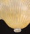 Elegant ceiling lamp with Murano glass made by Barovier e Toso. Accommodates tree E27 screw-in bulbs, European standards....