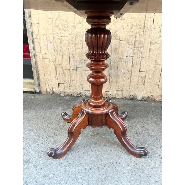 Late 19th Century Folding Living Room Table For Sale - Image 4 of 10