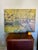 1980s Nanci Blair Closson Crowded Harbor Hand Signed Original Impasto Painting on Canvas Large For Sale In Cincinnati - Image 6 of 12