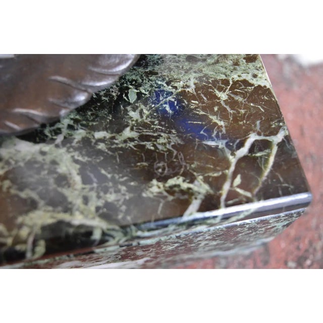 Alexandre Ouline Sculpture of a Woman With a Peacock For Sale In Los Angeles - Image 6 of 7