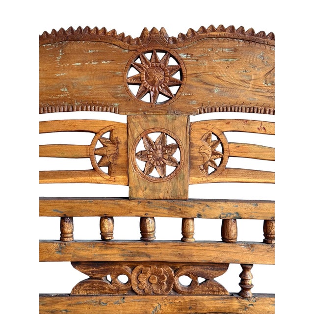 Early 20th Century Antique Balinese Canopy Daybed For Sale - Image 5 of 11