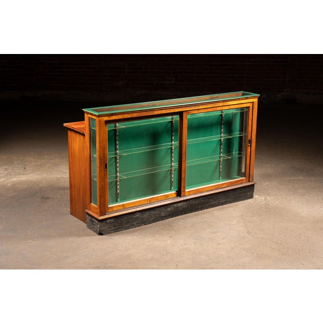 Early 20th Century General Store Display Counter With Glass Showcase For Sale - Image 4 of 17