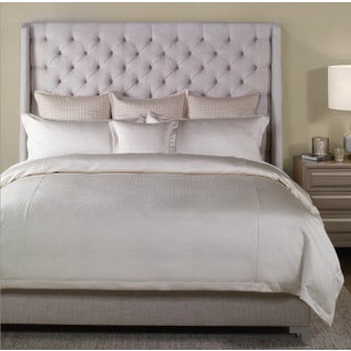 Tagami Oversize Queen Cotton Duvet Cover, Moonstone For Sale