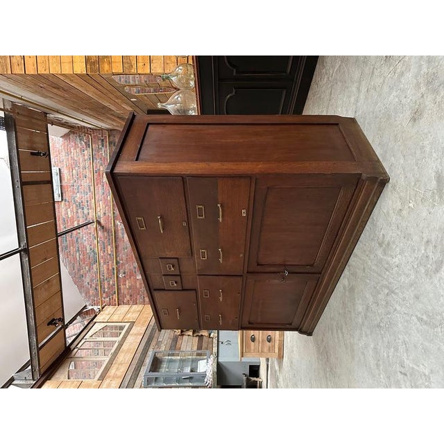 Meuble de métier en chêne For Sale - Image 6 of 16