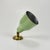 Gold Small Mid-Century Modern Wall Lamp in Green from Stilnovo , Italy, 1950s For Sale - Image 8 of 8
