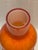 Late 20th Century Late 20th Century Modern Global Views Tangerine “ Macchia” Mottled Art Glass Triple Gourd Totem Vase by Turtle and Crane - Palm Beach Regency Style For Sale - Image 5 of 11