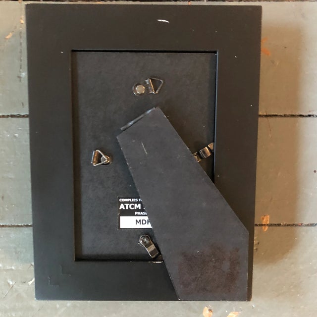 Abstract Original Vintage Small Wayne Cunningham Abstract Ink Drawing Framed Signed For Sale - Image 3 of 4