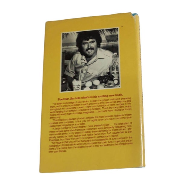 1979 Pool Bar Jim's Famous Frozen Drinks Recipes Cocktails Book Signed