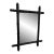 Early 20th C. Antique Faux Bamboo French Provincial Mirror For Sale