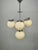 Art Deco Champagne Glass Chandelier, Former Czechoslovakia, 1930s For Sale - Image 13 of 14
