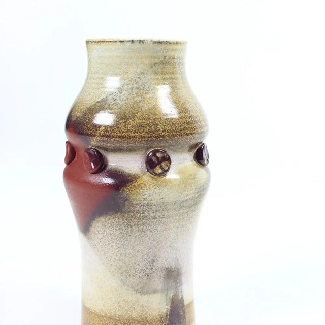 Ceramic Mid-Century Ceramic Vase, Czechoslovakia, 1960s For Sale - Image 7 of 10