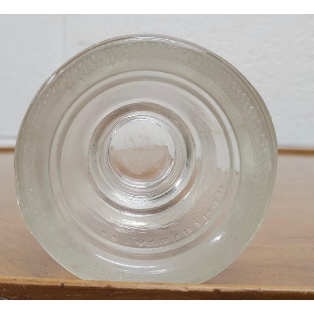 Vintage Hemingray 17 Clear Glass Insulator For Sale - Image 10 of 10