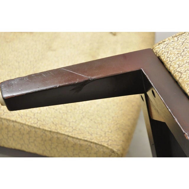 Wood Edward Wormley for Dunbar Wood Frame Slipper Lounge Chairs - a Pair For Sale - Image 7 of 13