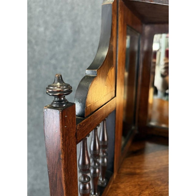 19th Century Inlaid Rosewood Corner Etagere For Sale - Image 13 of 13