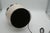Late 20th Century Black & Ivory Geometric Chulucanas Pottery Lamp – Handcrafted Peruvian Art Large Egg Vase Shape For Sale In Wichita - Image 6 of 8