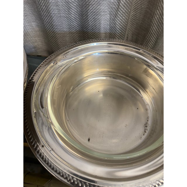 1950s English Regency Silver Lidded Serving Bowl For Sale - Image 5 of 5