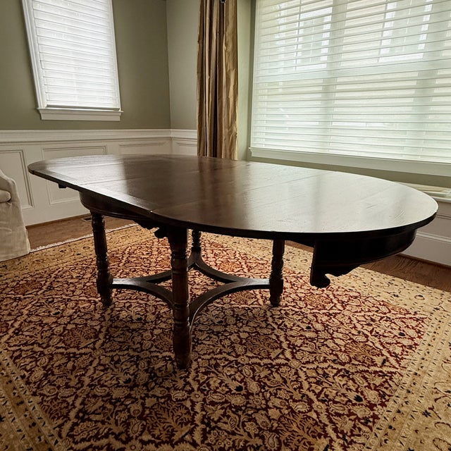 Traditional Antique Belgian Dining Table Circa 1900 For Sale - Image 3 of 12