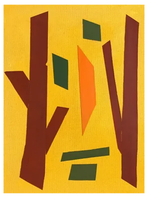 Gilbert Pauli, The Soul of the Forest No.10, Acrylic on Wood, 2020