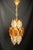 Vintage Brass Crystal Chandelier For Sale - Image 4 of 12