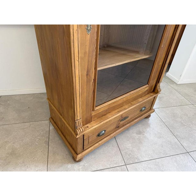 Wood Gründerzeit Display Cabinet in Wood For Sale - Image 7 of 9