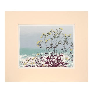 "Coast July No. 2" - Multi Layer Landscape Screenprint (9 of 23) by Dorr Bothwell For Sale
