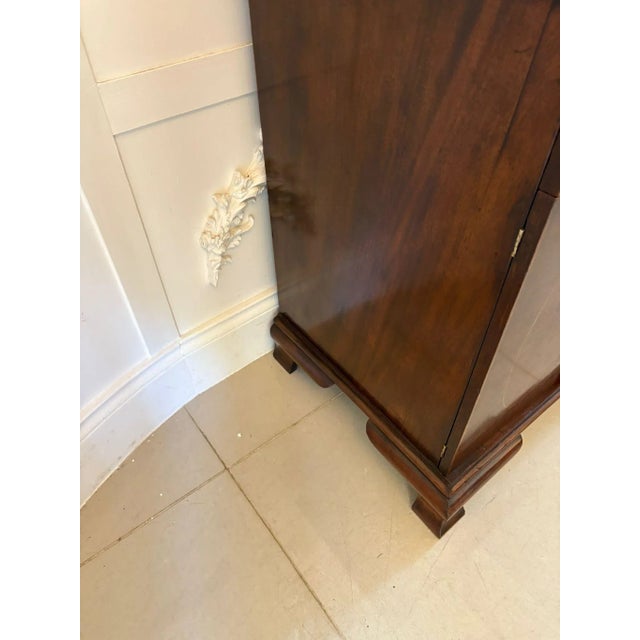 Antique Victorian Mahogany Inlaid Bookcase, 1880 For Sale - Image 18 of 18