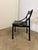 six chairs in matt lacquered wood, Italy, 1970